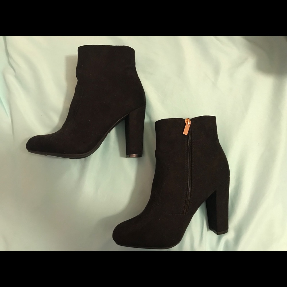 Black Charlotte Russe Booties